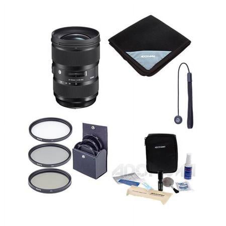 UPC: 0840014166831 | 24-35mm f/2 DG HSM ART Lens for Canon DSLR Cameras  Bundle with ProOptic 82mm Filter Kit  Lens Wrap  Cleaning Kit  Cap Tether