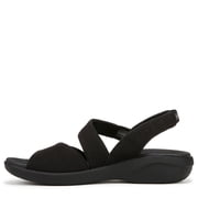 Bzees For Lifestride Women's Cheerful Strappy Sandal Black 8M