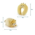 thumbnail image 4 of Oreiller pour Chat Multifonctionnel en Forme de U Coussin de Cou Doux en Peluche, 4 of 5