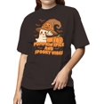 thumbnail image 2 of Pumpkin Spice and Spooky Vibes Women's T-shirt, 2 of 3