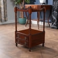 thumbnail image 3 of Mahogany Two Drawer Stand, 3 of 12