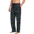 thumbnail image 4 of GZHJMY Cat Pajama Pants for Men, Lounge Pants Lightweight Men Pajama Bottoms with Drawstring Pockets, Christmas New Year Birthday Gifts, Medium, 4 of 6