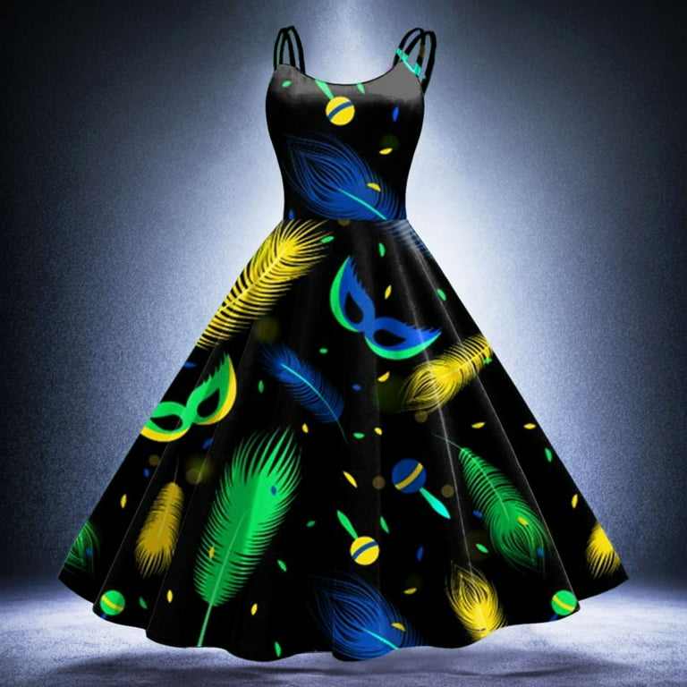 SJLDQY Womens Mardi Gras Dress Sleeveless Dresses for Women A Line Fashion Graphic 2026 Elegant Classy Carnival Party Club Sundress - Walmart.com SJLDQY Womens Mardi Gras Dress Sleeveless Dresses for Women A Line Fashion Graphic 2026 Elegant Classy Carnival Party Club Sundress - Walmart.com