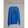 thumbnail image 3 of Bee Happy Nature Garland Sweatshirt Women -Image by Shutterstock, Female Large, 3 of 4