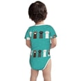 thumbnail image 3 of Gaeub Cute Cat Paw And Dog Print Infant Climbing Onesie,Toddler Outfit,Newborn Baby Bodysuit,Baby Boy Girl Clothes -12 Months, 3 of 6