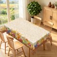 thumbnail image 2 of Duangreer Fall Harvest Festival Rectangle Tablecloth, Retro Pumpkin Apple Corn Print, Table Cover with Waterproof Wrinkle Resistant, 60 x 84 Inch, 2 of 5