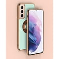 thumbnail image 5 of case for Galaxy S21 Plus Ring Holder Case Glitter Sparkle Plating Case for Women Girls 360 Rotation Kickstand Support Car Mount Shockproof Bumper TPU Cover Case for Samsung Galaxy S21 Plus 6.7"-Green, 5 of 7