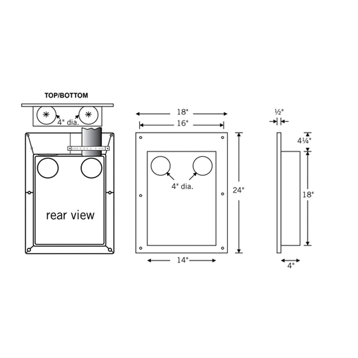 Builder's Best® Builder's Best® Saf-t-duct® Dryer Outlet Box