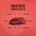 thumbnail image 4 of Laceez No Tie Shoe Laces for Kids, Single Pack - Elastic Shoe Laces for Toddlers, Sports Shoes, Sneakers Comfort & Smart look (Red, Small), 4 of 6