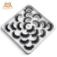 thumbnail image 4 of Pestañas postizas Racimos naturales Pestañas postizas mejor valoradas Pestañas Postizas Naturales Adhesivo Reutilizable 10 pares de lotos con pestañas postizas de visón 5D(Compre 2 y obtenga 1 gratis), 4 of 8