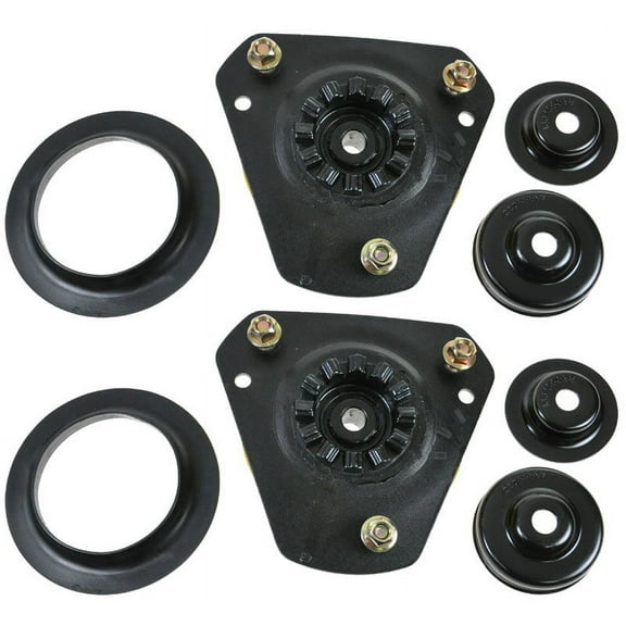 TRQ H83Front Upper Strut Mounts w/ Bearings Pair Set Fits Select Buick Chevy Pontiac Saturn