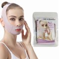 thumbnail image 1 of Reusable V Line Mask Facial Slimming Strap Double Chin Reducer Chin Up Mask Face Lifting Belt V Shaped Slimming Face Mask, 1 of 3