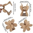thumbnail image 5 of Flower Cute Hair Claw Clips - 4Pcs Flower Hair Clip Nonslip Strong Hold Hair 3 Inch Matte Small Flowers Claw Clips for Women and Girls, 5 of 6