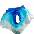 thumbnail image 3 of Silk Women Belly Dance Veil Scarf 100% Silk Veil Belly Dance White+turquoise+royal Blue, 3 of 7