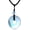 01-Moonstone, variant on Turquoise/Lapis Lazuli/Tiger Eye/Malachite/Moonstone Necklace for Women Men, Gemstone Pendant Necklace Jewelry Gift for Women Men, Birthday, Anniversary, with 18+2inch Leather Rope Chain