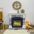 thumbnail image 5 of Mi Alma Abstract Blue White Tile Stickers - Removable Vinyl 4x4, 24 pcs, 5 of 11