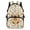 Capybara Music Design, variant on Comfortable School Backpack for Travel Hiking, Polyester Lightweight Travel Backpacks, Cat and Butterfly Pattern
