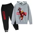 thumbnail image 2 of Conjunto de sudadera con capucha para niños de Iron Man de Los Vengadores, suéter de manga larga con capucha para otoño e invierno para niños y niñas de Marvel Cartoon 2024, 2 of 5