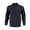 Navy, variant on Kalauyu Men's Knit Shirts Long Sleeve Button Up Pullover Sweater Textured Casual Collared Tops