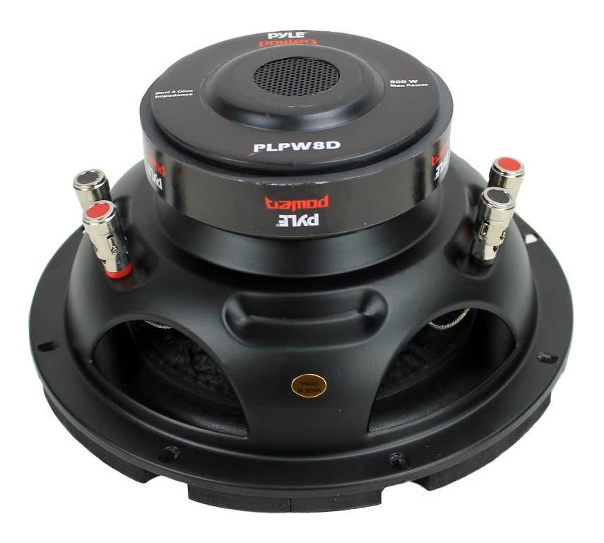 1 Pair 2 X New Pyle PLPW8D 8/'/' 800 Watt Dual 4 Ohm Car Audio Subwoofers