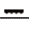 thumbnail image 1 of TEACHER CREATED RESOURCES (6 PK) BLACK WITH GRAY SCALLOPED, 1 of 1