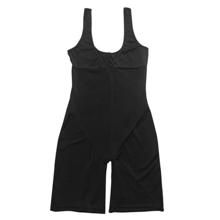 

KDDYLITQ Women One Piece Bodysuit Slimmer Shapewear Tummy Control Shaper Sleeveless Tops Jumpsuit Black XXL