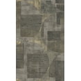 thumbnail image 1 of Walnut Geometric Cirles and Stripes Wallpaper R8186, 1 of 1