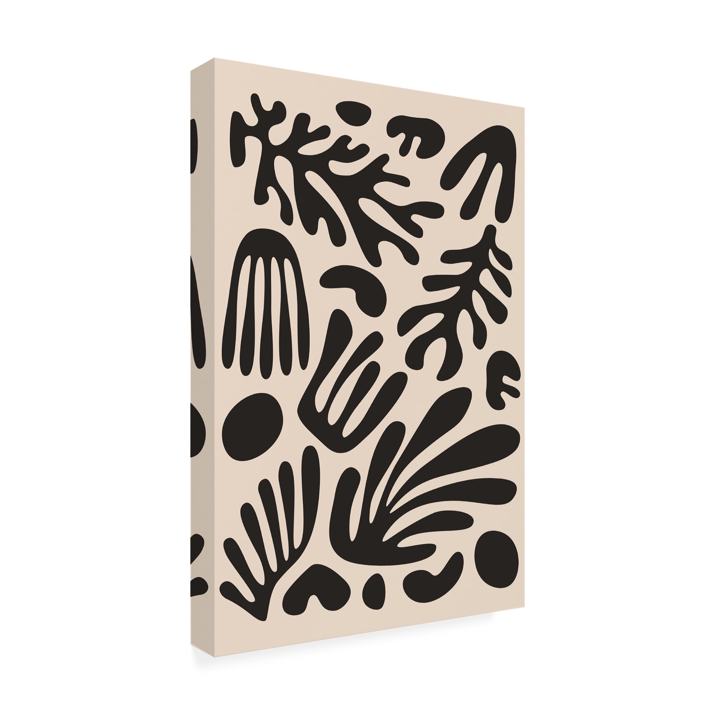 jay stanley 'Henri Matisse Black Algae Collection 3' Canvas Art