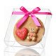 thumbnail image 1 of ROSPAKTEK 100Pcs Cajas de pl&aacute;stico transparentes individuales con ventana completa - 10x10x3cm, Caja de postres para macarons, donas, fiestas y d&iacute;as festivos, 1 of 7