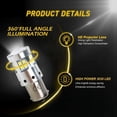 thumbnail image 4 of Bombillas LED Plug and Play para coches, alto brillo 1156 P21w Ba15s 1141 7506, fácil instalación, bombillas LED para coche para luces traseras, luces de circulación diurna y luces de freno (paquete, 4 of 5