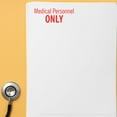 thumbnail image 4 of Slim Pre-Inked Medical Personnel Only Stamp, Slim 1444, Ultra Slim Design, Impression Size 1/2" by 1-3/4", Up to 25,000 Impressions - Green Ink, 4 of 10