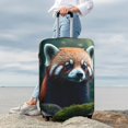 thumbnail image 7 of Rocae Forest Plant Raccoon for Suitcase Cove Durable Luggage Protector,Travel Suitcase Cover Fits 18-32 Inch Suitcases(Excluding luggage)-X-Large, 7 of 7