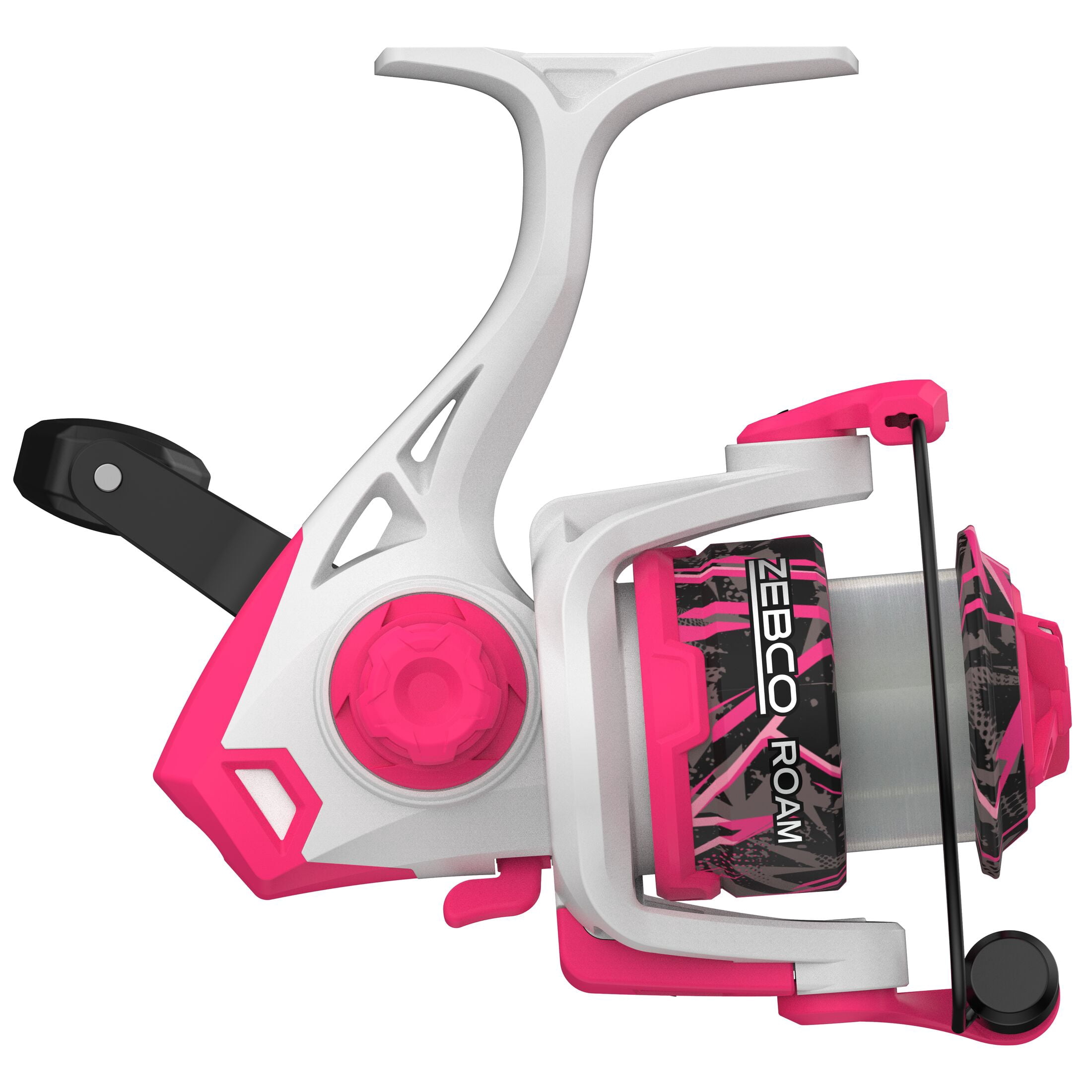 Zebco Roam Spinning Reel and Fishing Rod Combo, 6-Foot 2-Piece Fiberglass Fishing Pole, Size 20 Reel