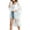 White, variant on Bsubseach Women Mesh Lace Kimono Cardigan Swimsuit Cover Ups Floral Beachwear Dress
