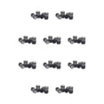 thumbnail image 1 of Eigraketly 4 piezas tapas de válvula de neumático de coche llanta de bandera de aleación de aluminio manga de aire cubierta a prueba de polvo Negro 10piezas, 1 of 6
