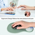 thumbnail image 4 of Tapis de Souris Ergonomique avec Repose-Poignet en Gel Support Confortable Tapis de Souris de Jeu Soulagement de la Douleur Tapis de Souris avec Base en PU Antidérapante pour Ordinateur Portable & Mac, Maison, Bureau & Voyage (JMP-034), 4 of 4