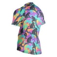 thumbnail image 3 of joogoo Gorillas Tie Dye Palm Pattern Men's Cycling Jerseys Mountain Bike Short Sleeve Tops L, 3 of 7
