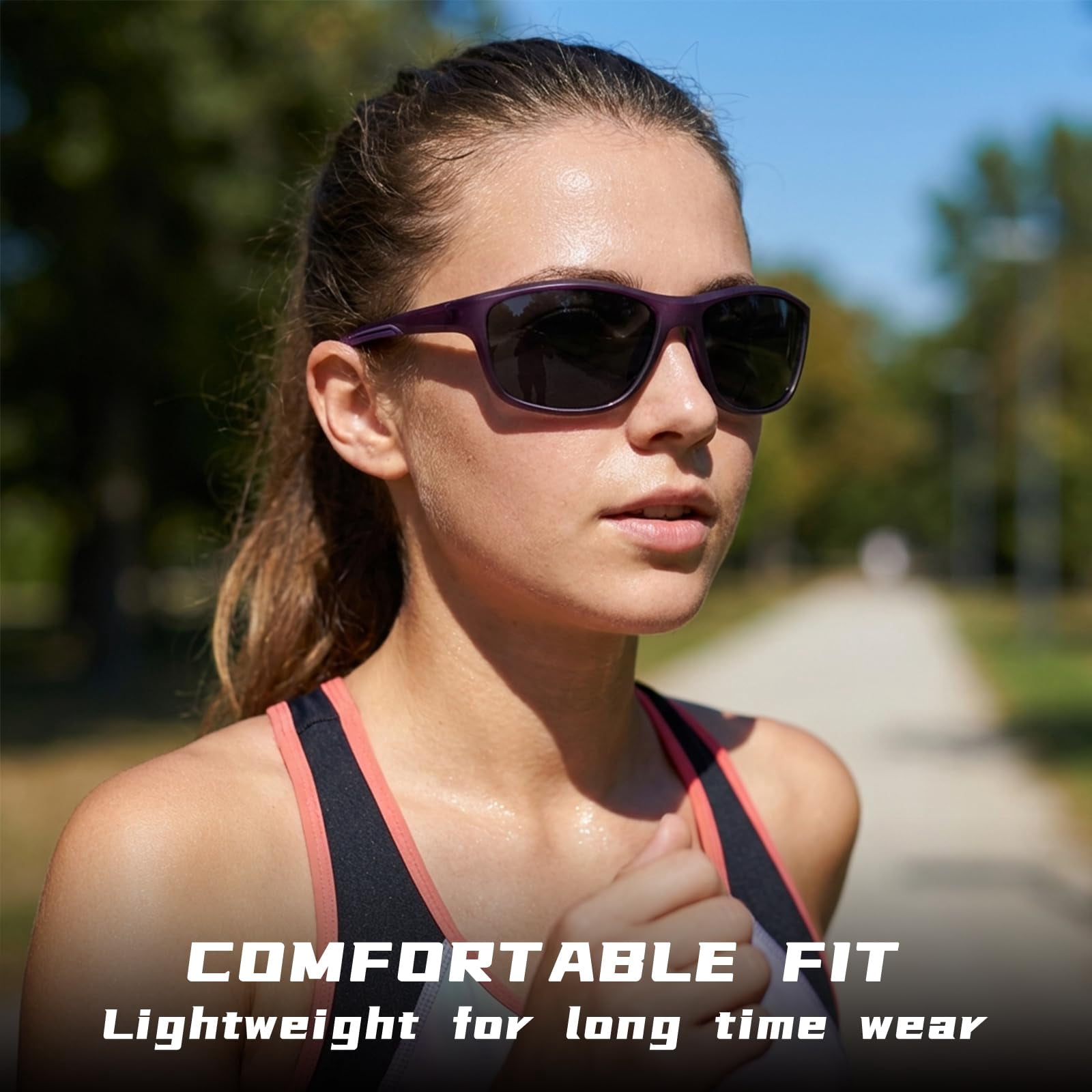 Myiaur Photochromic Sunglasses for Women Men, Polarized Sports Sun Glasses for Running Cycling Outdoor UV400 Protection