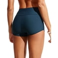 thumbnail image 2 of CRZ YOGA High Waisted Board Shorts for Women 2.5'' Quick Dry Swim Beach Bathing Suit Bottoms with Liner, 2 of 5