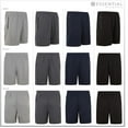 thumbnail image 2 of Essential Elements Mens Modern Fit Active Shorts with Zipper Pockets - 4 Pack, Moisture-Wicking, Quick-Dry Running Shorts, 2 of 7
