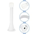 thumbnail image 5 of 6Pack Spring Door Stopper, 3-1/8" Flexible Door Stop with Rubber Bumper & Screws (Steel, White), 5 of 6
