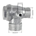 thumbnail image 2 of Unidirectional 3-port Air Compressor Connect Pipe Fittings Check Central-Pneumatic Valves Thread Replacement Tool, 2 of 8