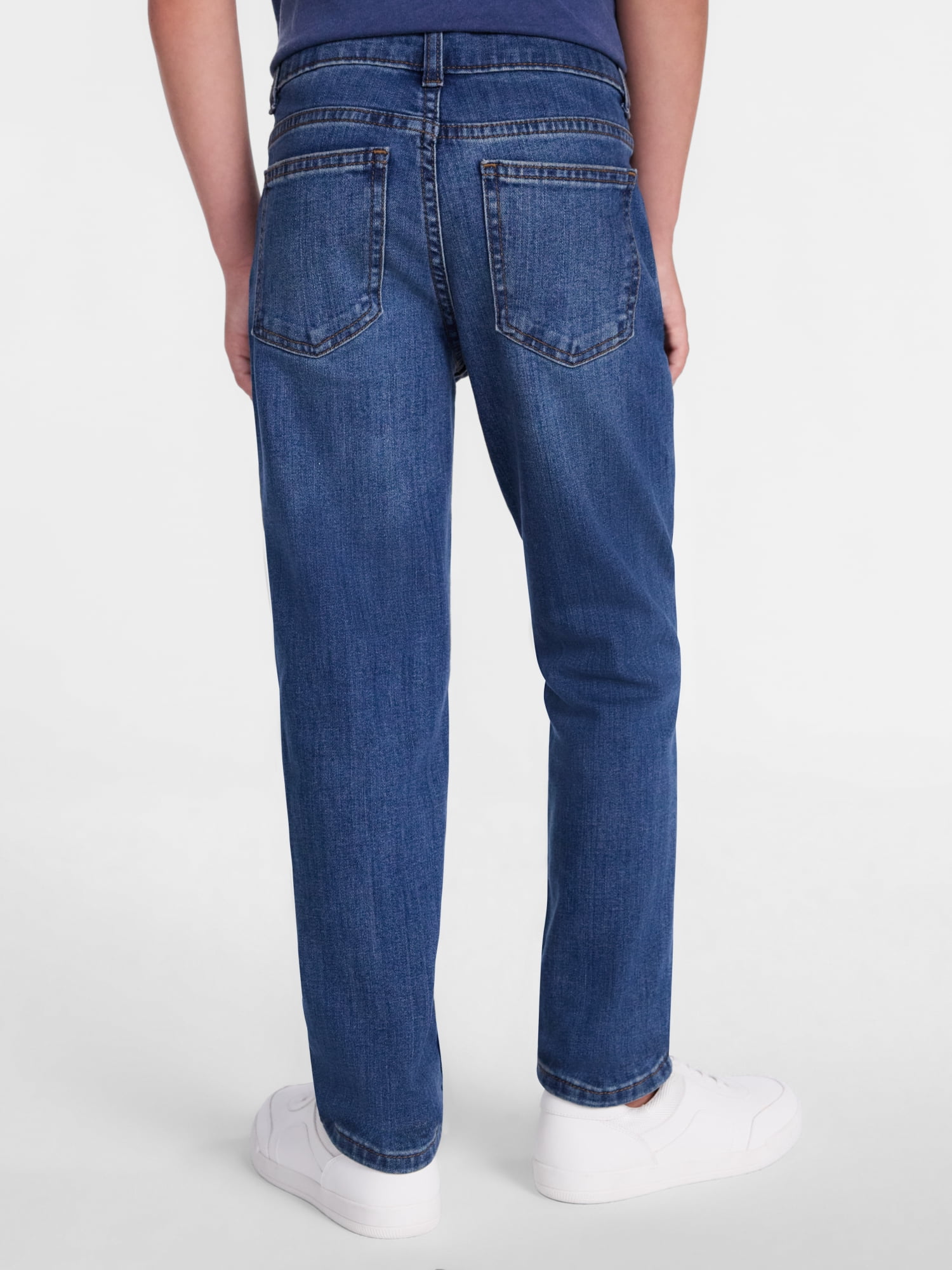 Wonder Nation Slim Denim Jeans, Sizes 4-18 & Husky