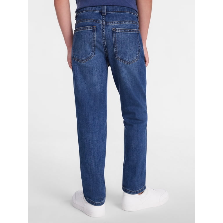 Wonder Nation Boys Slim Fit Ripped Jeans photo 3