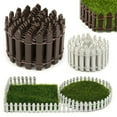 thumbnail image 3 of 5*100cm Mini Wood Creative Simulation Small Fence Home Garden DIY Decoration, 3 of 5