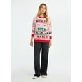 thumbnail image 2 of No Boundaries Christmas Sweater, Lightweight, Women's, 2 of 5