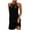 Black, variant on Babysbule Women's Summer Dresses Women Summer Lace Sleeveless O-Neck Halter Solid Short Dresses Slim Dress