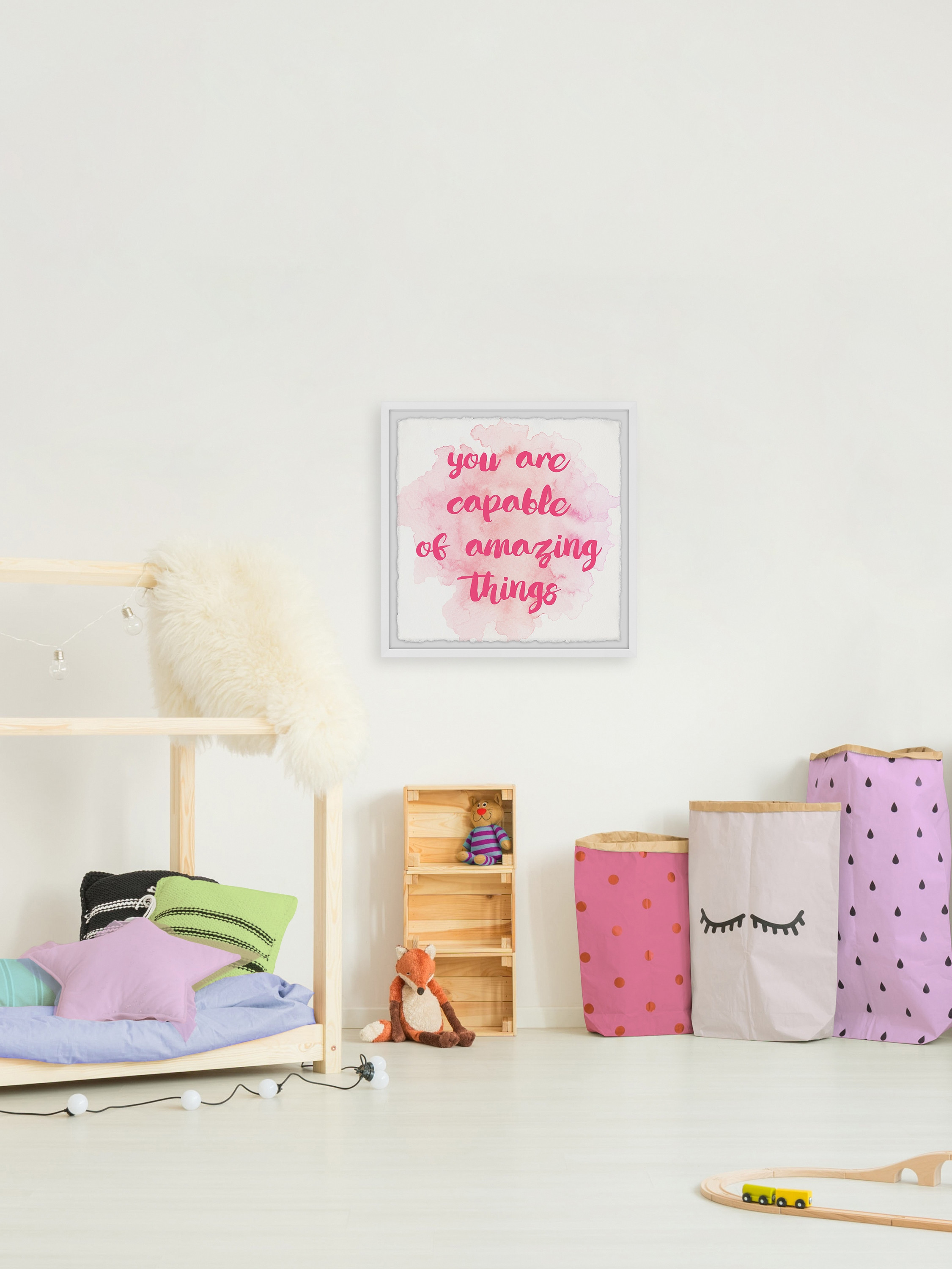 Marmont Hill You Are Capable Framed Wall Art
