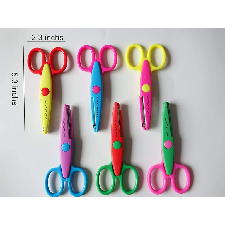 NOGIS 4 Pcs Kids Safety Scissors Art Craft Scissors Set for Kids
