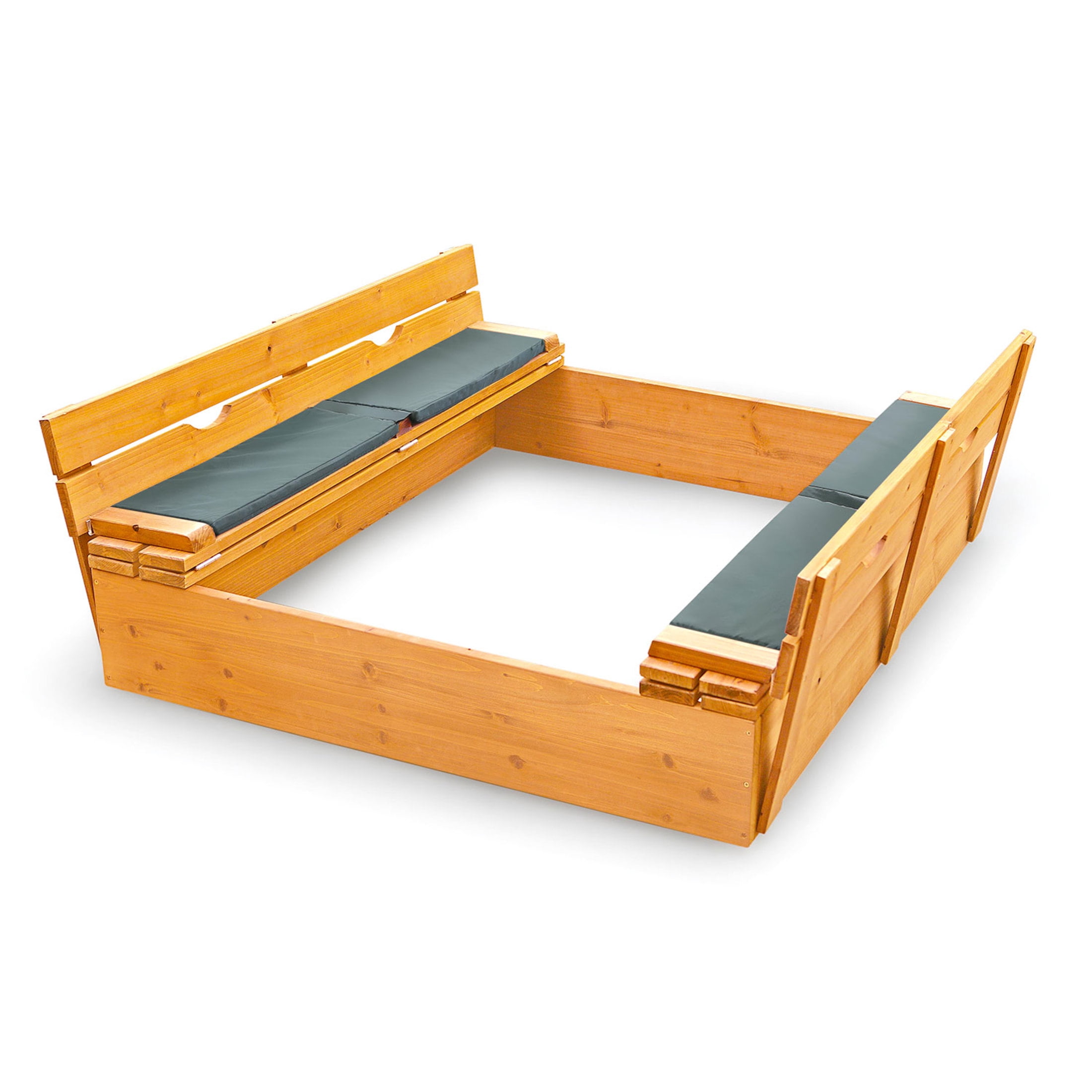 Badger Basket Seat Cushions for Convertible Cedar Sandboxes, Dark Green